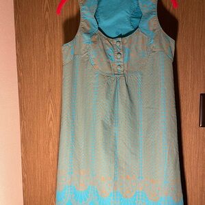 Anna Sui sheath dress sleeveless